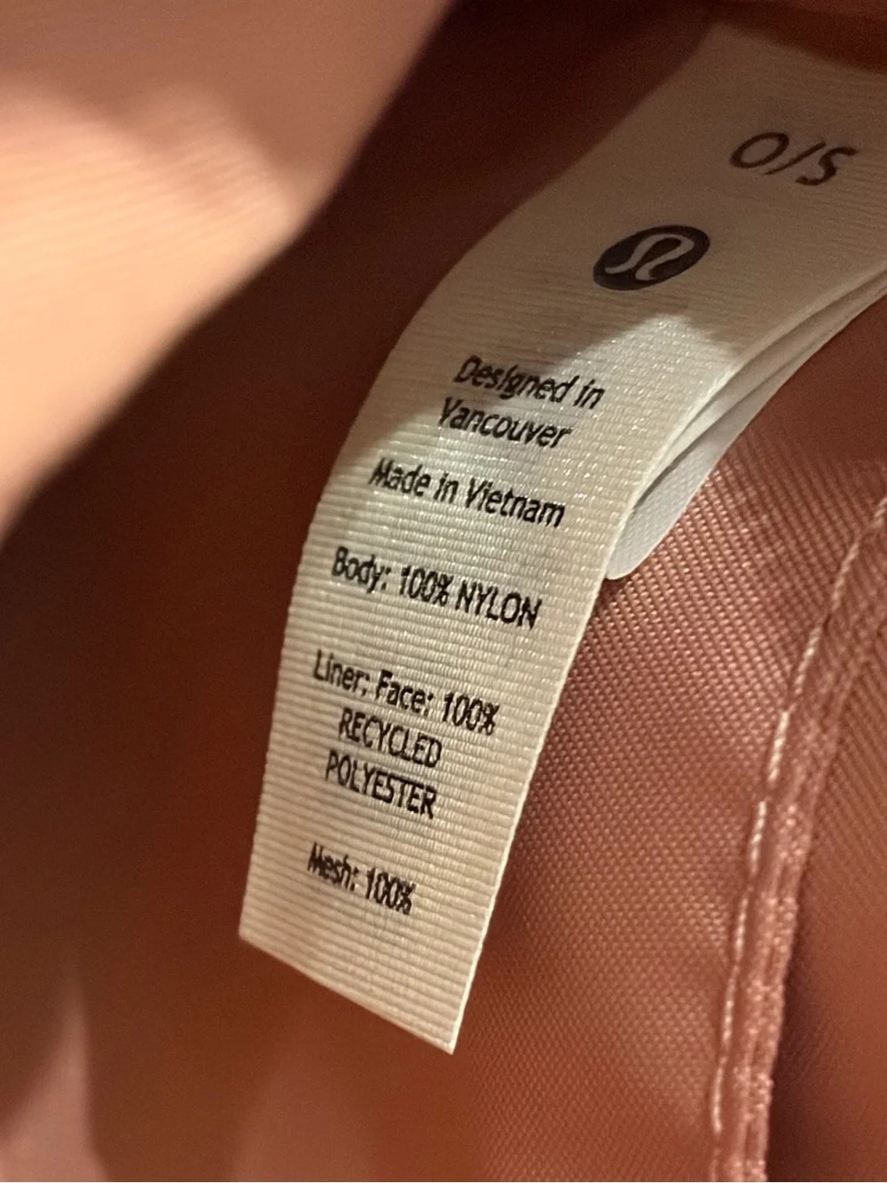 lululemon athletica Blush Pink Crossbody adventure  Bag
